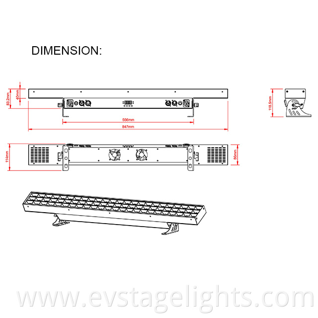 Wash Bar Led